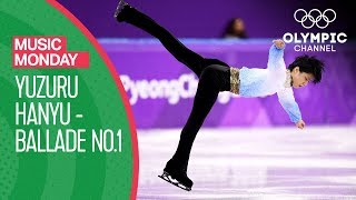 Yuzuru Hanyu performs to Chopins Ballade No 1 at PyeongChang 2018  Music Monday [upl. by Nywnorb994]