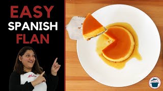 Unbelievably Easy Spanish Flan StepByStep [upl. by Ravid]