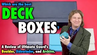 MTG Best Deck Boxes 20  Ultimate Guard Boulder Sidewinder and Archive [upl. by Kcirdot588]