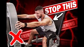 How to PROPERLY Use the Abductor amp Adductor Machine [upl. by Bernita146]