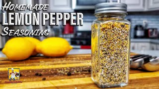 Homemade Lemon Pepper Seasoning Recipe [upl. by Ruphina]