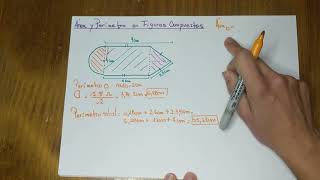 área y perímetro Figuras Compuestas [upl. by Carbrey606]
