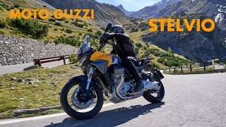 MOTO GUZZI STELVIO 2024 TEST [upl. by Yralam]