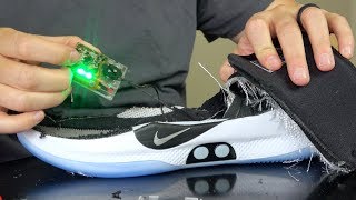 Whats inside Worlds First Self Lacing Basketball Shoes [upl. by Letsou]