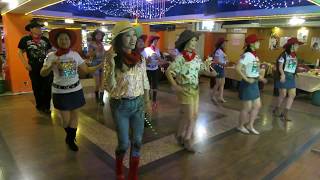 Cowboy Cumbia Line Dance [upl. by Neron843]