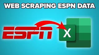 How to Scrape Sports data from ESPN without any Coding skills [upl. by Anilatac686]