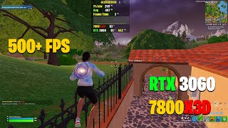 7800X3D amp RTX 3060  Fortnite Performance Mode  Chapter 5 [upl. by Acirat803]