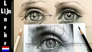 OOG Potlood tekening voor beginners [upl. by Ellekcir]