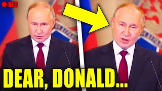 WATCH PUTIN ISSUE TERRIFYING WARNING TO TRUMP [upl. by Eseerehs123]