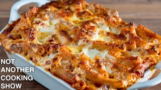 how to make BAKED ZITI PASTA AL FORNO [upl. by Ettegirb]