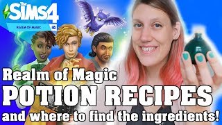 Sims 4 Realm of Magic collect all potion ingredients NOW [upl. by Eiralav]