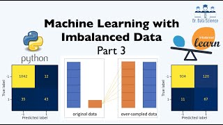 Machine Learning with Imbalanced Data  Part 3 Oversampling SMOTE and Imbalancedlearn [upl. by Udell]