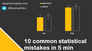 Ten Statistical Mistakes in 5 Min [upl. by Okoyk]