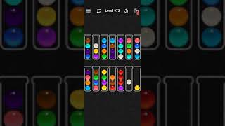 Ball Sort Color Water Puzzle Solution Level 973 [upl. by Smoht72]