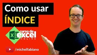 Como usar a Função ÍNDICE no Excel [upl. by Arualana]