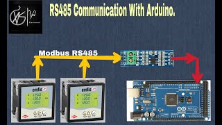 Read Two RS485 Multifunction energy Meter Data Using Arduino [upl. by Nahtnaoj]