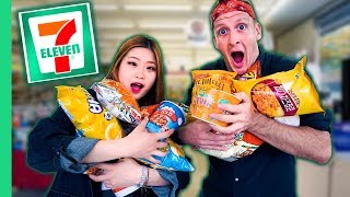 10 KOREAN FOODS Youve Never Seen UNIQUE Korean 7Eleven Tour in Seoul [upl. by Gurtner]