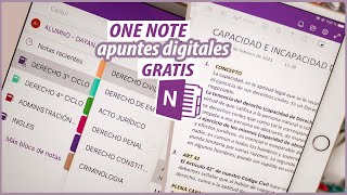 APUNTES DIGITALES EN ONE NOTE  CÓMO USARLA Paso a Paso [upl. by Harilda]