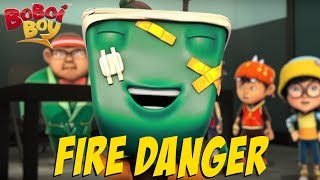 BoBoiBoy English S3EP16  Fire Danger [upl. by Obau]