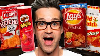 Ketchup Flavored Chips Taste Test [upl. by Ronda]