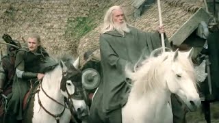 Gandalf Arrives At Edoras  The Lord of the Rings HD [upl. by Nonrev]