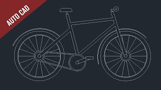 Cycle in Auto CAD  Practice Drawing 7 [upl. by Merow]