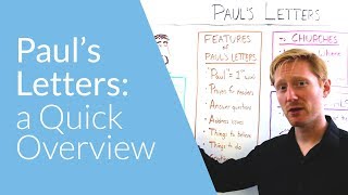 Pauls Letters a Quick Overview  Whiteboard Bible Study [upl. by Ciapha543]