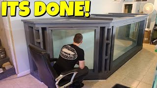 The MASSIVE 1500 Gallon DIY Plywood Aquarium is COMPLETE [upl. by Anwahsit]