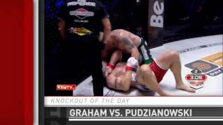 Knockout of the Day Peter Graham stops Mariusz Pudzianowski at KSW 32 [upl. by Malamud]