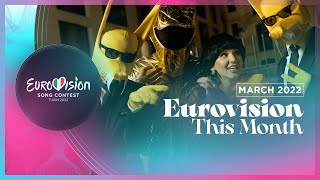 Eurovision This Month  March 2022 Contest News [upl. by Jc790]