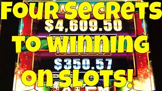 Four Secrets To Winning on Slot Machines • The Jackpot Gents [upl. by Banwell936]