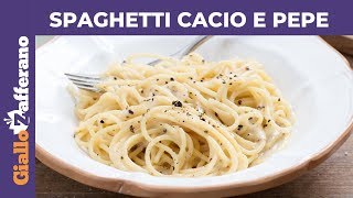 SPAGHETTI CACIO E PEPE RICETTA PERFETTA [upl. by Carroll915]