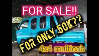 MURANG HALAGA NG 4x4 SUZUKI MULTICAB WITH DOUBLE CANOPYLONG BODYFOR SALE [upl. by Shanahan]