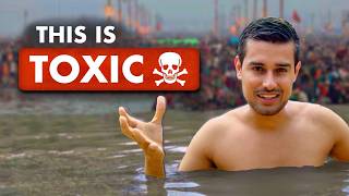 How Dirty was Ganga River during Mahakumbh  Dhruv Rathee [upl. by Rolph]