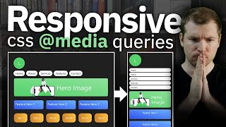 CSS Media Queries Tutorial for Responsive Design [upl. by Nnilsia]