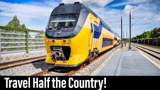 Train Cab Ride NL  Utrecht  Schiphol  Nijmegen  Amsterdam  VIRM Intercity  June 2019 [upl. by Iztim737]