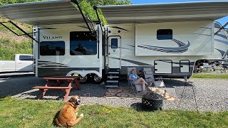 RV TRAILER How to build a Gravel parking pad in 4 EASY steps [upl. by Apgar]