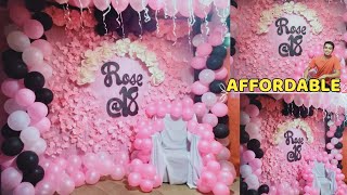 Birthday Decoration Ideas at Home  Debut Decoration Ideas  Birthday Design [upl. by Akinam900]