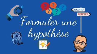 Fiches outils 2  Formuler une hypothèse [upl. by Kellby47]