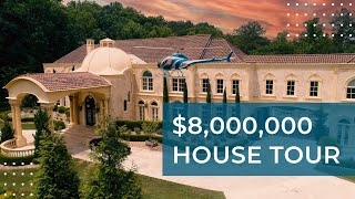 8 Million Atlanta Mansion Tour  Riverside Drive Atlanta GA 30328 mansion [upl. by Hyacinth]