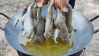 Easy Deep Fried Frog Recipe  Crunchy Frog Cooking  Kdeb Cooking [upl. by Areid]