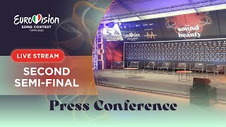 Eurovision Song Contest 2022  Second SemiFinal Qualifiers  Press Conference [upl. by Anaiuq930]