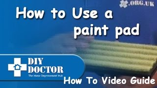 Using a paint pad [upl. by Uri]