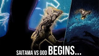 Saitama Vs God Full Fight [upl. by Eiser]