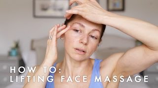 Antiageing Face lifting massage  Abigail James Facialist [upl. by Eannej]