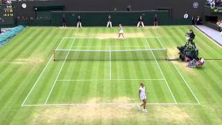 2013 Day 8 Highlights Sabine Lisicki v Kaia Kanepi [upl. by Linnie]