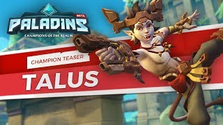 Paladins  Champion Teaser  Talus of the Skadrin [upl. by Llertnad152]