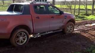 Ford Ranger Wildtrak 2014 Mud Test factory default tires [upl. by Wye]