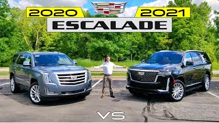 BIG UPGRADE  AllNew 2021 Cadillac Escalade vs 2020 Cadillac Escalade Comparison [upl. by Benyamin377]