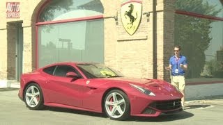 Ferrari F12 Berlinetta video review  Auto Express [upl. by Glarum]